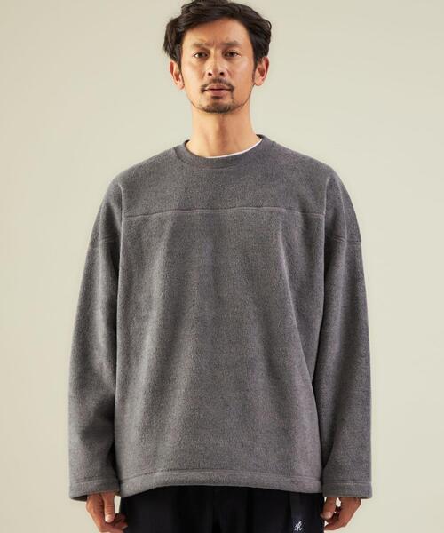 green label relaxing(グリーンレーベルリラクシング)の「ソフトフリース クルーネック 長袖 トップス(その他トップス・メンズ・ベージュ/ブラック/グレー・XL/L/S/M)」の6枚目の写真