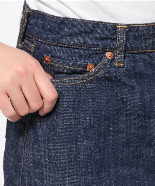 BEAMS BOY（ビームスボーイ）の「BEAMS BOY / デニム マキシスカート（デニムスカート・レディース・インディゴブルー・0/1）」の6枚目の写真