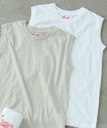 【Hanes】2P Japan Fit for HER スリーブレスTシャツ HW5327