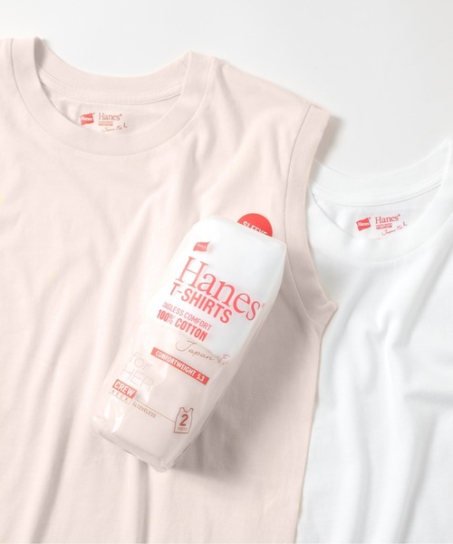 Hanes 2P Japan Fit for HER Slim Re- brest T-Shirt HW5327 (2 шт.)