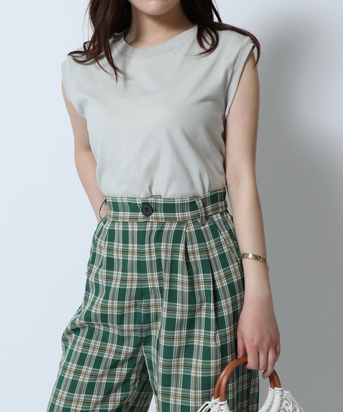HANES(ヘインズ)の「【Hanes】2P Japan Fit for HER スリーブレスTシャツ HW5327(Tシャツ/カットソー・メンズ・グレー/マルチ/イエロー/ピンク/ベージュ・M/L)」の13枚目の写真