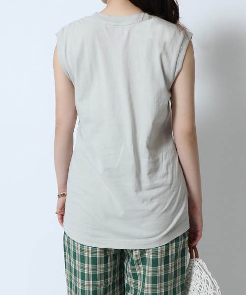 HANES(ヘインズ)の「【Hanes】2P Japan Fit for HER スリーブレスTシャツ HW5327(Tシャツ/カットソー・メンズ・グレー/マルチ/イエロー/ピンク/ベージュ・M/L)」の7枚目の写真