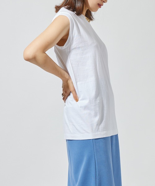 HANES(ヘインズ)の「【Hanes】2P Japan Fit for HER スリーブレスTシャツ HW5327(Tシャツ/カットソー・メンズ・グレー/マルチ/イエロー/ピンク/ベージュ・M/L)」の21枚目の写真