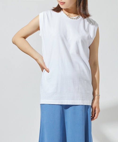 HANES(ヘインズ)の「【Hanes】2P Japan Fit for HER スリーブレスTシャツ HW5327(Tシャツ/カットソー・メンズ・グレー/マルチ/イエロー/ピンク/ベージュ・M/L)」の22枚目の写真