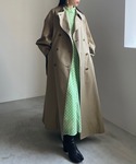 AMERI | TURKEY ORGANIC FLARE TRENCH COAT(風衣)