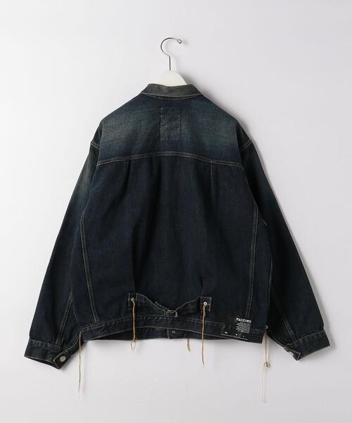 FACCIES（ファチーズ）の「＜FACCIES＞ 14OZ DNM JKT/ジャケット（デニムジャケット・メンズ・ネイビー・2/1）」の2枚目の写真