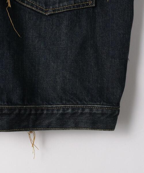FACCIES（ファチーズ）の「＜FACCIES＞ 14OZ DNM JKT/ジャケット（デニムジャケット・メンズ・ネイビー・2/1）」の5枚目の写真