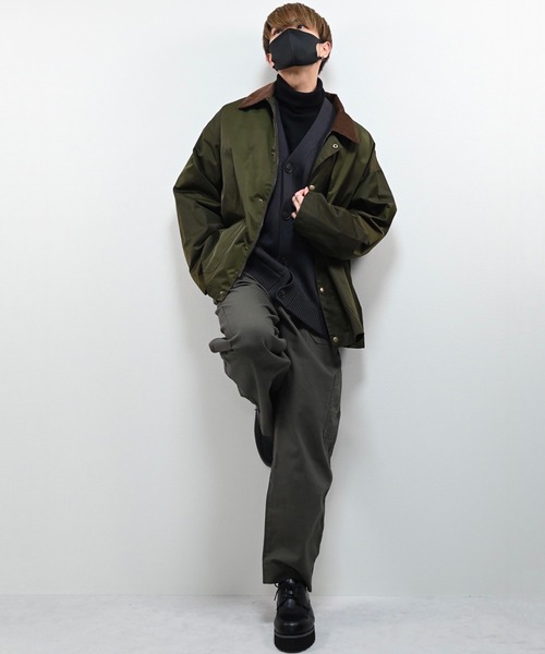 CLEL(クレイル)の「【CLEL】Balloon Sleeve Loose Knit Cardigan / バルーン袖 ルーズニットカーディガン ビッグシルエット(カーディガン/ボレロ・メンズ・チャコールグレー/グレイッシュベージュ/グレイッシュブルー・S/M/L)」の22枚目の写真