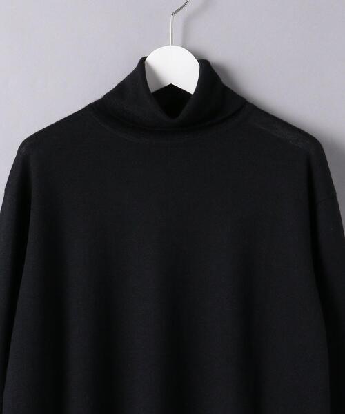 District（ディストリクト）の「＜Salute +（サルーテピウ）＞ ハイゲージ タートル（ニット/セーター・メンズ・ブラック・S/M/XL）」の3枚目の写真