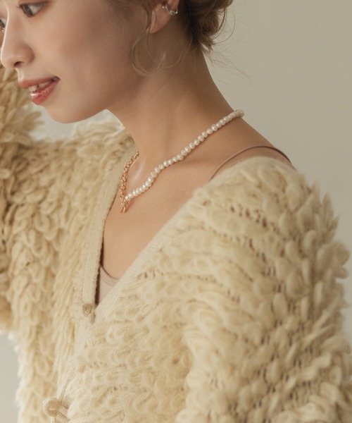 Kastane（カスタネ）の「【fiw.】ミックスパールネックレス（ネックレス・レディース・シルバー/ゴールド・FREE）」の7枚目の写真