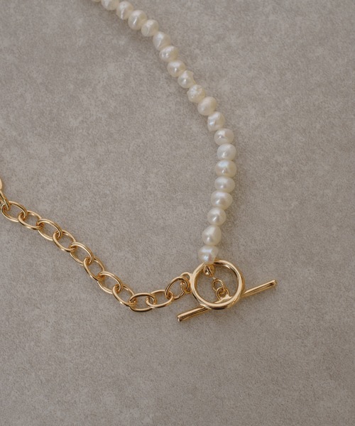 Kastane（カスタネ）の「【fiw.】ミックスパールネックレス（ネックレス・レディース・シルバー/ゴールド・FREE）」の12枚目の写真