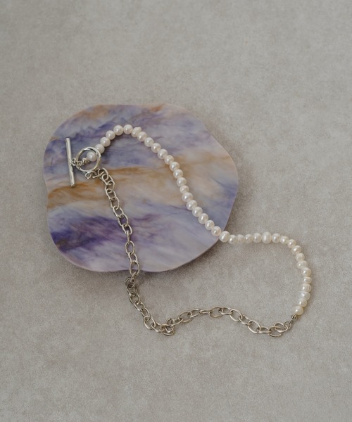 Kastane（カスタネ）の「【fiw.】ミックスパールネックレス（ネックレス・レディース・シルバー/ゴールド・FREE）」の3枚目の写真