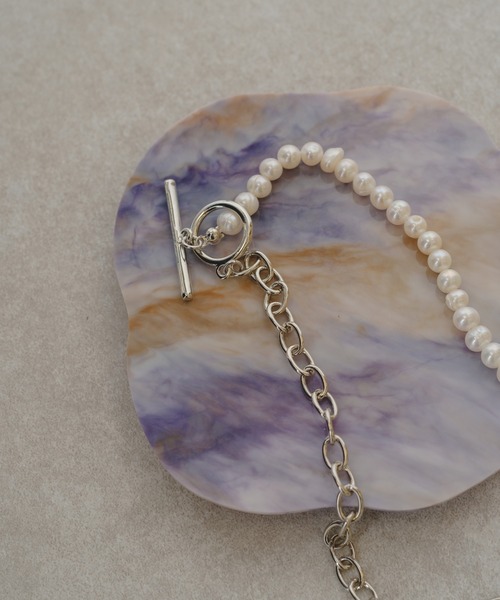 Kastane（カスタネ）の「【fiw.】ミックスパールネックレス（ネックレス・レディース・シルバー/ゴールド・FREE）」の8枚目の写真