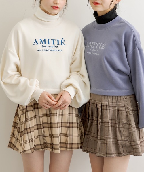 OLIVE des OLIVE（オリーブデオリーブ）の「【WEB限定カラー有】ロゴショートスウェット（スウェット・レディース・ホワイト/ピンク/ブルー/スミクロ・FREE）」の9枚目の写真