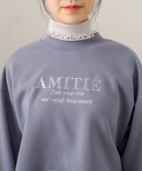 OLIVE des OLIVE（オリーブデオリーブ）の「【WEB限定カラー有】ロゴショートスウェット（スウェット・レディース・ホワイト/ピンク/ブルー/スミクロ・FREE）」の10枚目の写真