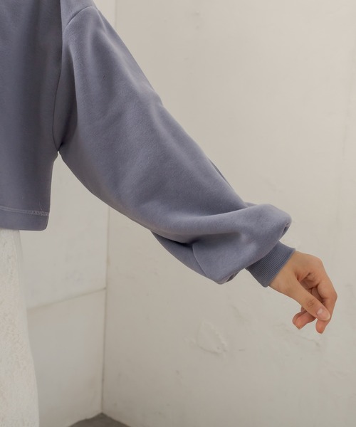 OLIVE des OLIVE（オリーブデオリーブ）の「【WEB限定カラー有】ロゴショートスウェット（スウェット・レディース・ホワイト/ピンク/ブルー/スミクロ・FREE）」の16枚目の写真