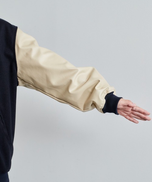 cepo（セポ）の「メルトンスタジャン（スタジャン・レディース・ブラック/ネイビー・M）」の15枚目の写真