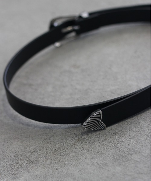 y/m by れぽすけ（イムバイレポスケ）の「ウエスタンロングテールベルト（ベルト・メンズ・ブラック・FREE）」の5枚目の写真