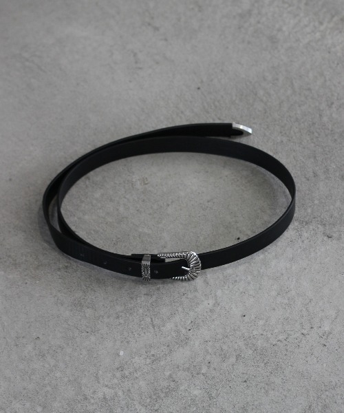 y/m by れぽすけ（イムバイレポスケ）の「ウエスタンロングテールベルト（ベルト・メンズ・ブラック・FREE）」の10枚目の写真