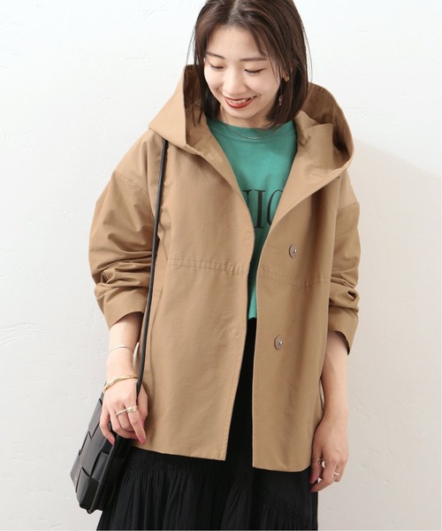 JOURNAL STANDARD(ジャーナルスタンダード)の「グログランフードコート◆(その他アウター・レディース・ブラック/ベージュ・38/36)」の10枚目の写真