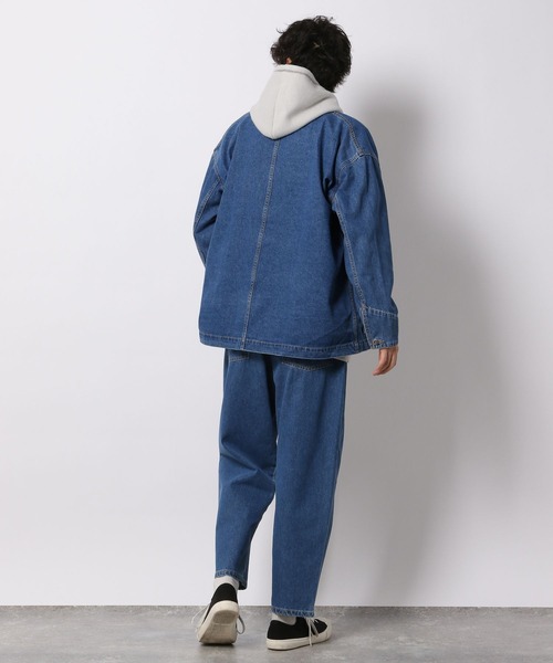 LAKOLE（ラコレ）の「テンオンスカバーオール[セットアップ対応]  / 260730（カバーオール・メンズ・ブラック/ネイビー/サックスブルー・MEDIUM/LARGE）」の15枚目の写真