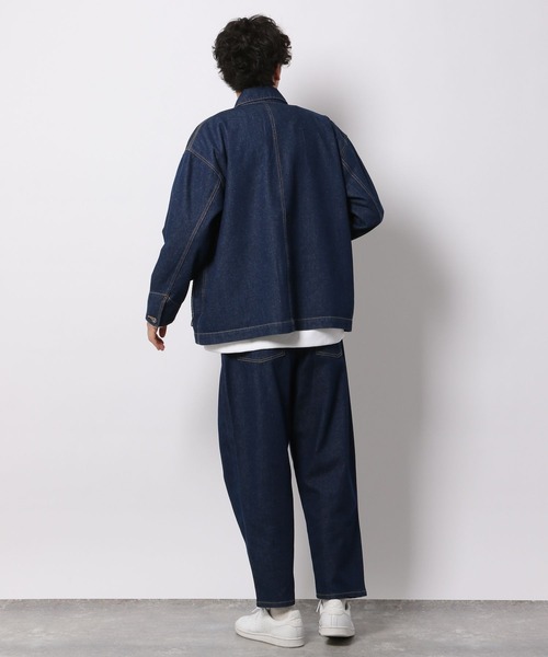 LAKOLE（ラコレ）の「テンオンスカバーオール[セットアップ対応]  / 260730（カバーオール・メンズ・ブラック/ネイビー/サックスブルー・MEDIUM/LARGE）」の7枚目の写真