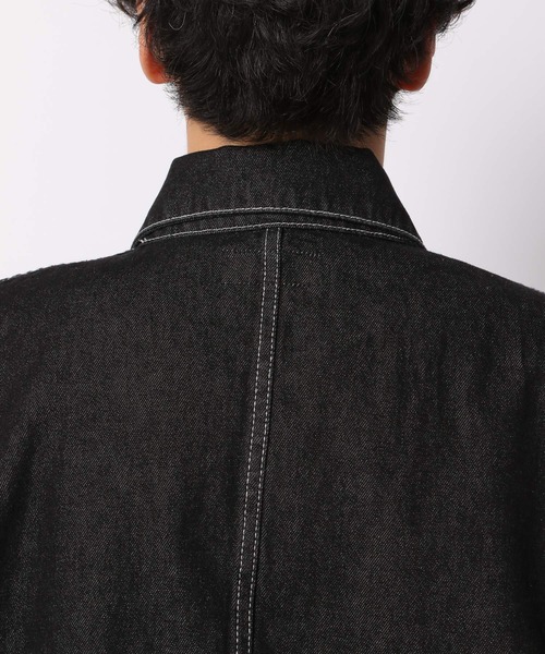 LAKOLE（ラコレ）の「テンオンスカバーオール[セットアップ対応]  / 260730（カバーオール・メンズ・ブラック/ネイビー/サックスブルー・MEDIUM/LARGE）」の5枚目の写真