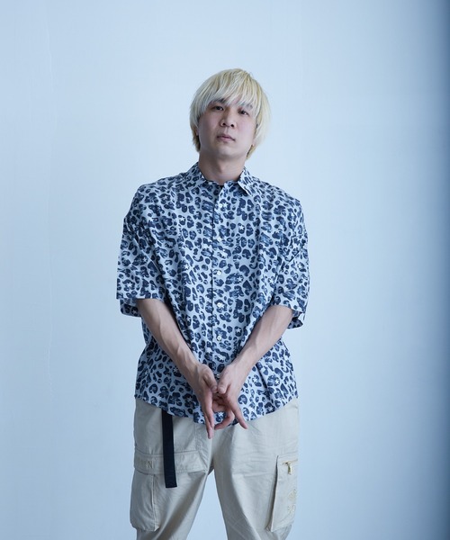 qwerty(クワーティ)の「qwerty/BlackCamo Leopard Shirts(シャツ/ブラウス・メンズ・ブラック/グレー・FREE)」の9枚目の写真