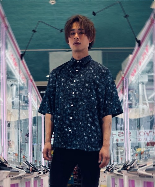 qwerty(クワーティ)の「qwerty/BlackCamo Leopard Shirts(シャツ/ブラウス・メンズ・ブラック/グレー・FREE)」の11枚目の写真