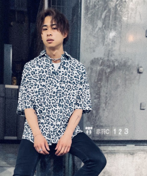 qwerty(クワーティ)の「qwerty/BlackCamo Leopard Shirts(シャツ/ブラウス・メンズ・ブラック/グレー・FREE)」の12枚目の写真