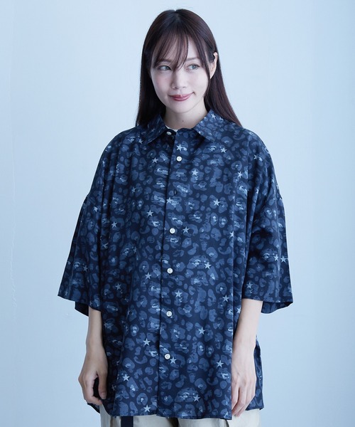 qwerty(クワーティ)の「qwerty/BlackCamo Leopard Shirts(シャツ/ブラウス・メンズ・ブラック/グレー・FREE)」の21枚目の写真