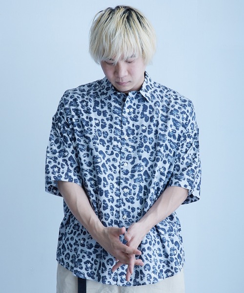 qwerty(クワーティ)の「qwerty/BlackCamo Leopard Shirts(シャツ/ブラウス・メンズ・ブラック/グレー・FREE)」の22枚目の写真