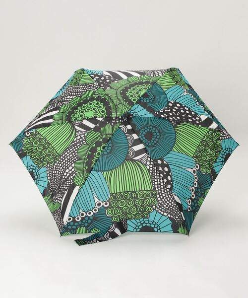 marimekko(マリメッコ)の「marimekko MINI MANUAL UMBRELLA Siirtolapuutarha マリメッコ シイルトラプータルハ 折りたたみ傘(折りたたみ傘・レディース・グリーン・FREE)」の4枚目の写真