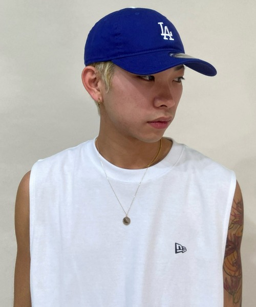 NEW ERA（ニューエラ）の「NEW ERA/ニューエラ ユーティリティ パフォーマンス マッスルタンク リア バーチカルロゴ 　13079342/13079343（タンクトップ・メンズ・ホワイト/ブラック・L/XL/M）」の5枚目の写真