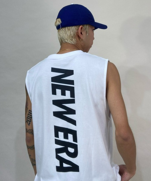 NEW ERA（ニューエラ）の「NEW ERA/ニューエラ ユーティリティ パフォーマンス マッスルタンク リア バーチカルロゴ 　13079342/13079343（タンクトップ・メンズ・ホワイト/ブラック・L/XL/M）」の7枚目の写真