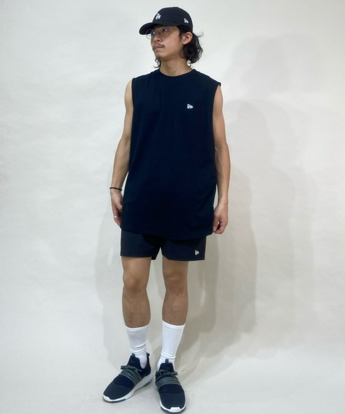 NEW ERA（ニューエラ）の「NEW ERA/ニューエラ ユーティリティ パフォーマンス マッスルタンク リア バーチカルロゴ 　13079342/13079343（タンクトップ・メンズ・ホワイト/ブラック・L/XL/M）」の14枚目の写真