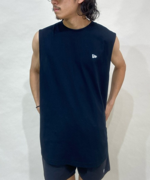 NEW ERA（ニューエラ）の「NEW ERA/ニューエラ ユーティリティ パフォーマンス マッスルタンク リア バーチカルロゴ 　13079342/13079343（タンクトップ・メンズ・ホワイト/ブラック・L/XL/M）」の10枚目の写真