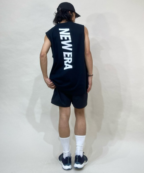 NEW ERA（ニューエラ）の「NEW ERA/ニューエラ ユーティリティ パフォーマンス マッスルタンク リア バーチカルロゴ 　13079342/13079343（タンクトップ・メンズ・ホワイト/ブラック・L/XL/M）」の15枚目の写真