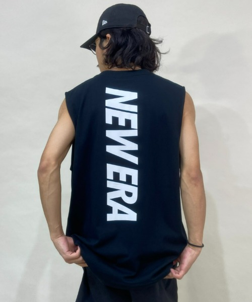 NEW ERA（ニューエラ）の「NEW ERA/ニューエラ ユーティリティ パフォーマンス マッスルタンク リア バーチカルロゴ 　13079342/13079343（タンクトップ・メンズ・ホワイト/ブラック・L/XL/M）」の13枚目の写真