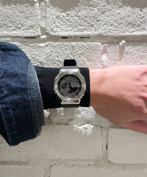 G-SHOCK（ジーショック）の「【Gshock/ジーショック】GM-2100-1AJF【 ウォッチ 】（アナログ腕時計・レディース・シルバー・FREE）」の13枚目の写真