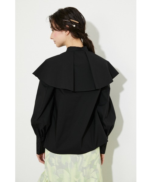 rienda（リエンダ）の「ビッグカラーシャツ（シャツ/ブラウス・レディース・ホワイト/ブラック/ブルー/マルチ・FREE）」の11枚目の写真