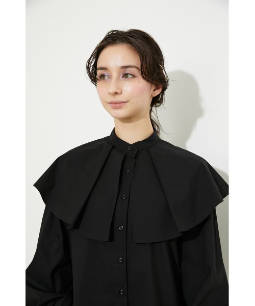 rienda（リエンダ）の「ビッグカラーシャツ（シャツ/ブラウス・レディース・ホワイト/ブラック/ブルー/マルチ・FREE）」の12枚目の写真