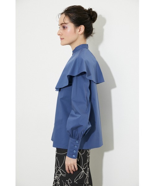 rienda（リエンダ）の「ビッグカラーシャツ（シャツ/ブラウス・レディース・ホワイト/ブラック/ブルー/マルチ・FREE）」の18枚目の写真