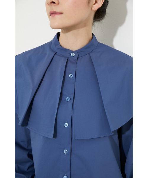 rienda（リエンダ）の「ビッグカラーシャツ（シャツ/ブラウス・レディース・ホワイト/ブラック/ブルー/マルチ・FREE）」の22枚目の写真