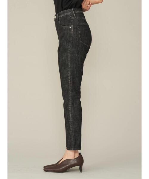 AMERICAN HOLIC(アメリカンホリック)の「テーパードデニム(デニムパンツ・レディース・ブラック/インディゴブルー/ワンウォッシュ/ライトインディゴブルー・S/XS/M/LL/L)」の11枚目の写真