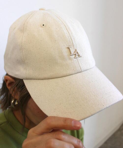 MLI'A（エムリア）の「刺繍キャップ（キャップ・レディース・ブラック/ベージュ/ネイビー/グリーン・ONE SIZE）」の2枚目の写真