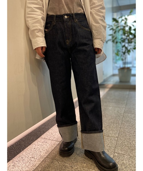 Diesel] [ディーゼル] レディース デニム ルーズフィット ブラック レディース デニム ルーズフィット ブラック（デニムパンツ）｜DIESEL