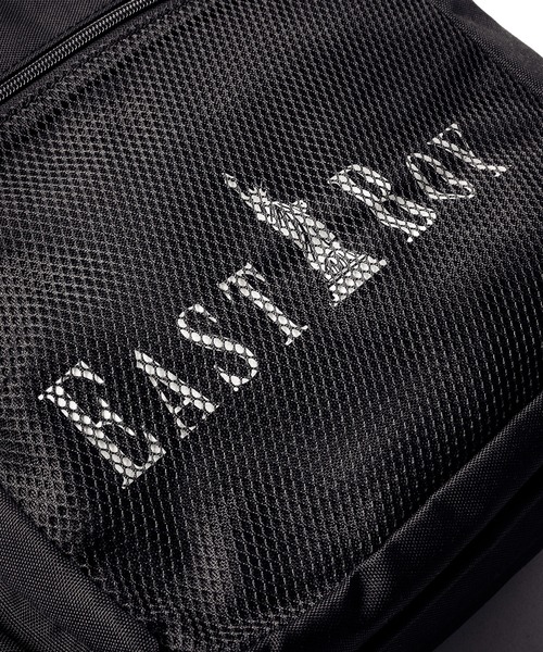 EASTBOY(イーストボーイ)の「【JUNESELECT】EBダブルロゴ2層リュックサック(バックパック/リュック・メンズ・ブラック×ホワイト/ブラック×グリーン/ブラック×ブルー・FREE)」の7枚目の写真