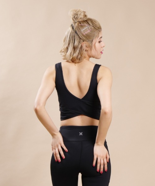 Hurley/ハーレー 水陸両用フィットネスブラトップ/無地ワンポイント