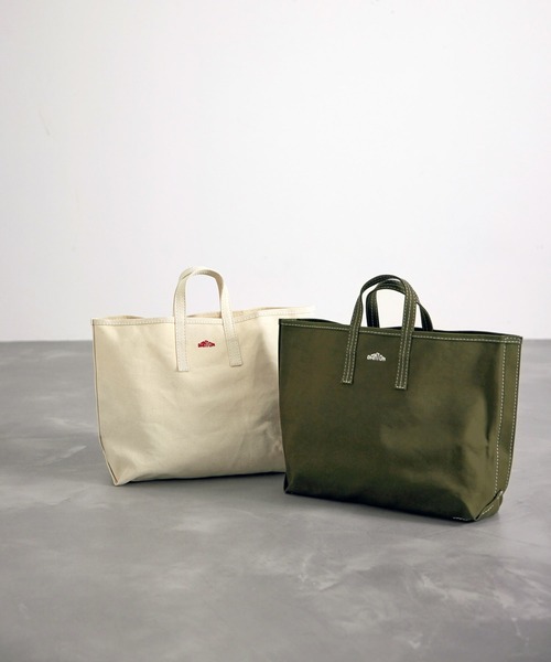 DANTON(ダントン)の「【DANTON】CANVAS TOTE BAG M(トートバッグ・レディース・カーキ/キナリ・FREE)」の3枚目の写真